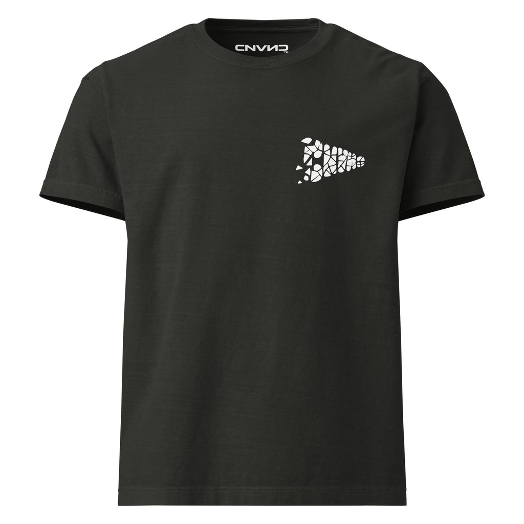 CNVNC Someday heavyweight graphic tee — front print det