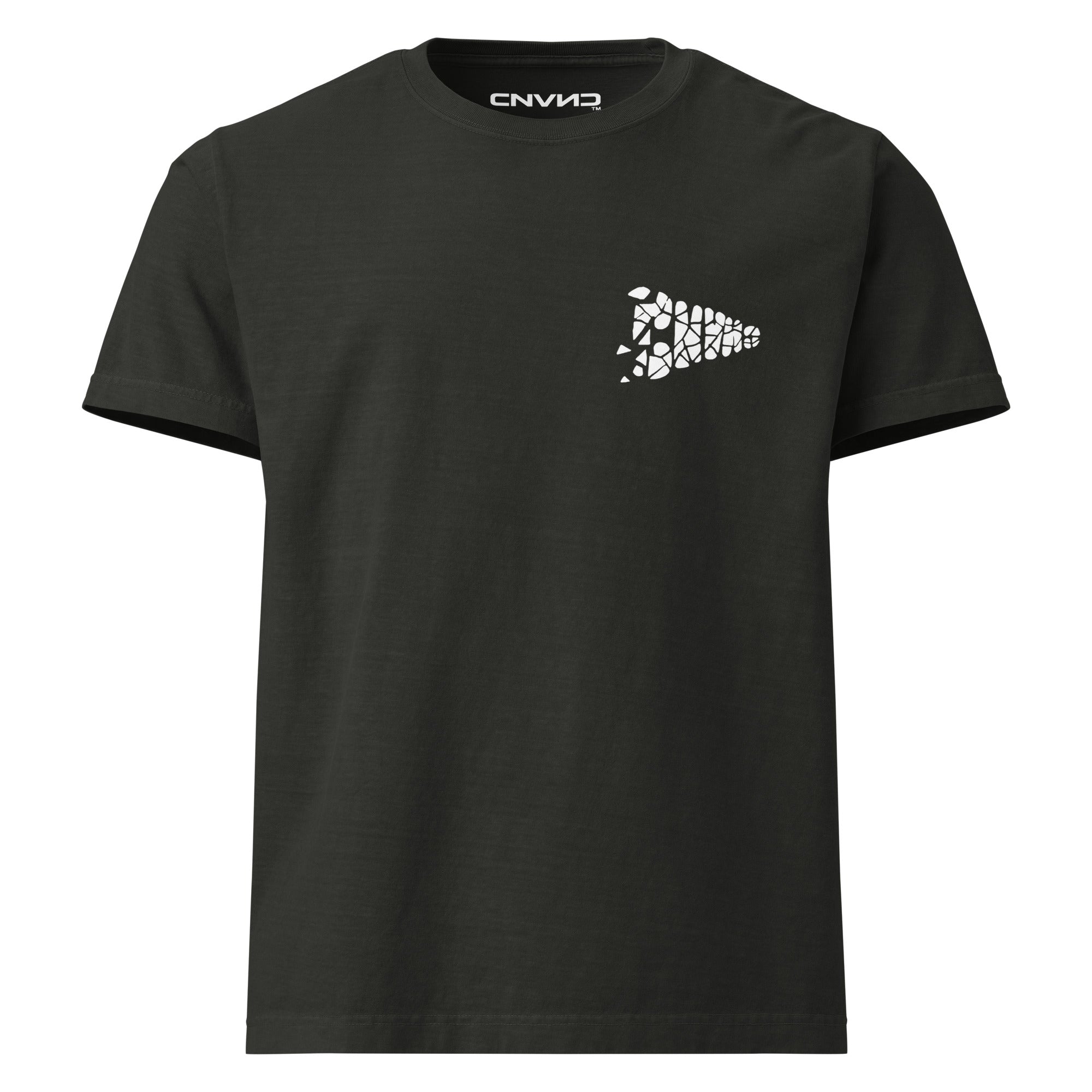 CNVNC Someday heavyweight graphic tee — front print det